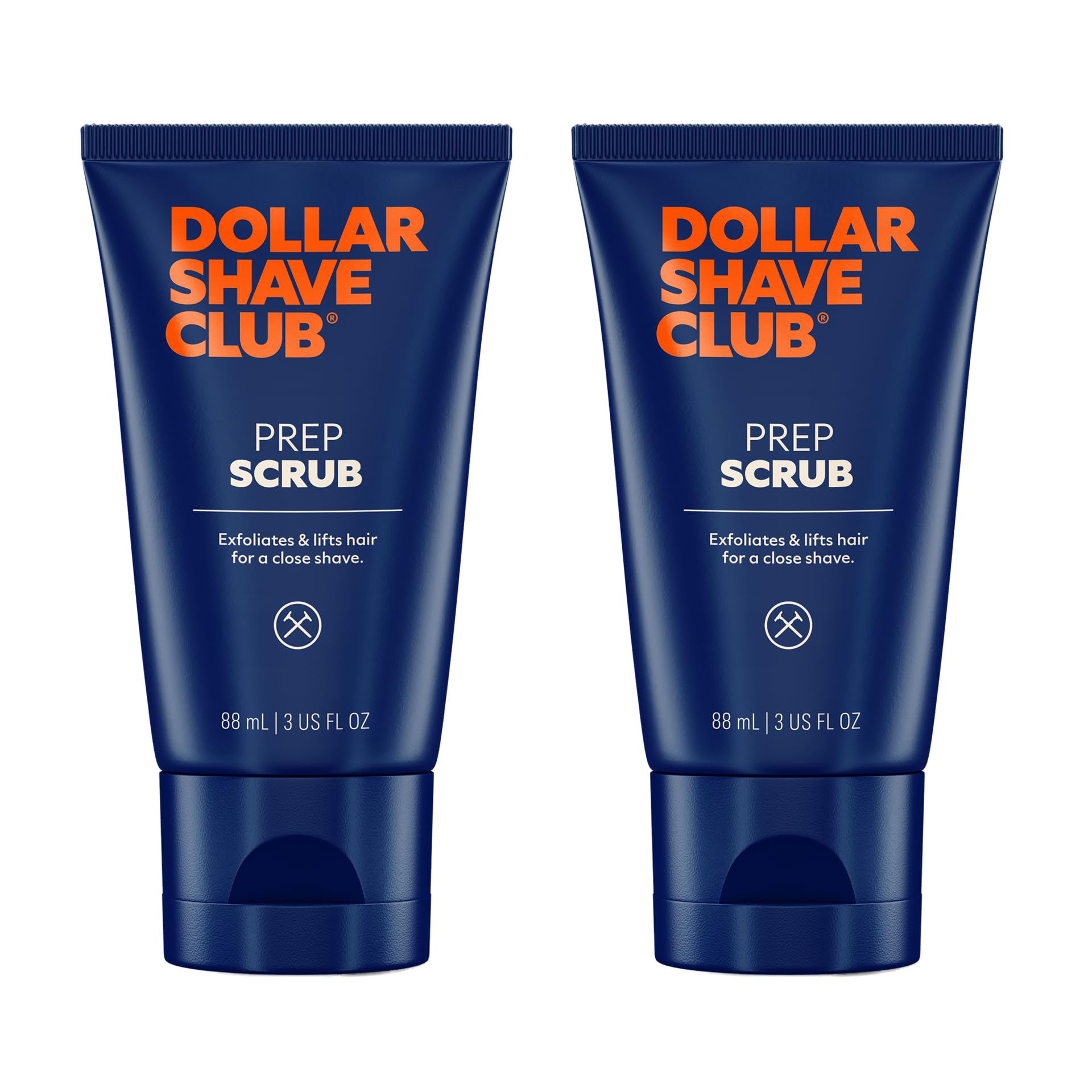 Dollar Shave Club Prep Scrub | Pre Shave Exfoliating Scrub for Men | Prevents Ingrown Hairs | 3 oz (2 Pack) | Smooth Sha